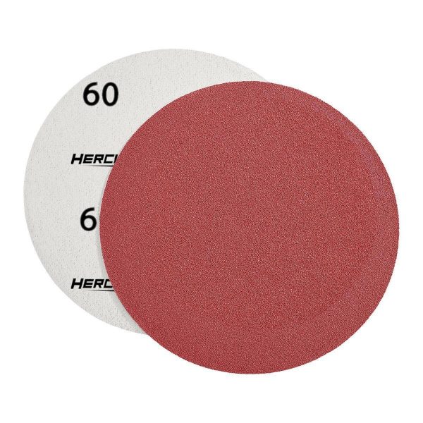 BAUER - 12 in. , 60, 80, 120 Grit Cloth-Backed PSA Sanding Discs with Zirconia Alumina Grain, 3-Piece - 58414 - Imagen 5