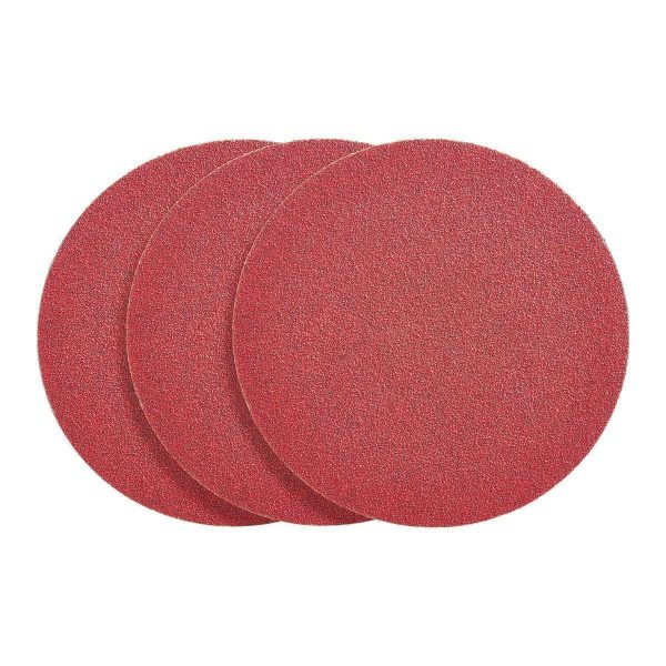 BAUER - 6 in. 60, 80, 120 Grit Cloth-Backed PSA Sanding Discs with Zirconia Alumina Grain, 3-Piece - 58416 - Imagen 2