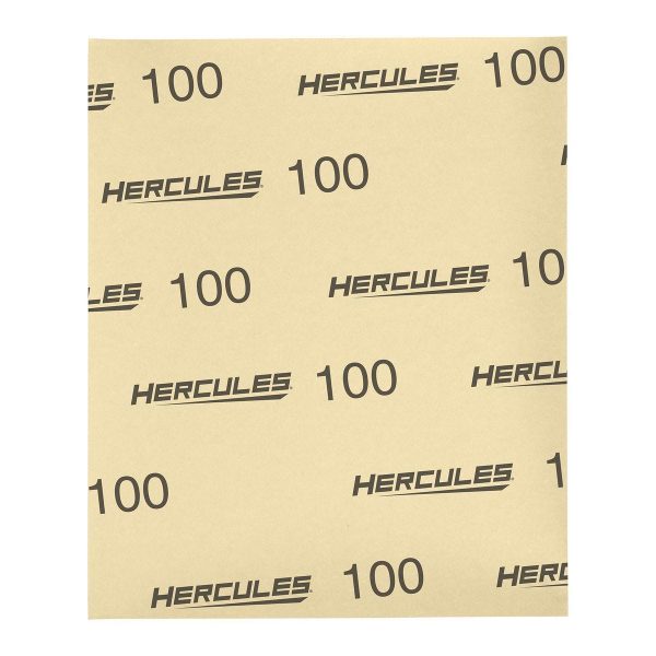 HERCULES - 9 in. x 11 in., 100-Grit Dry Sanding Sheets with Ceramic Alumina Grain, 5-Pack - 58418 - Imagen 6