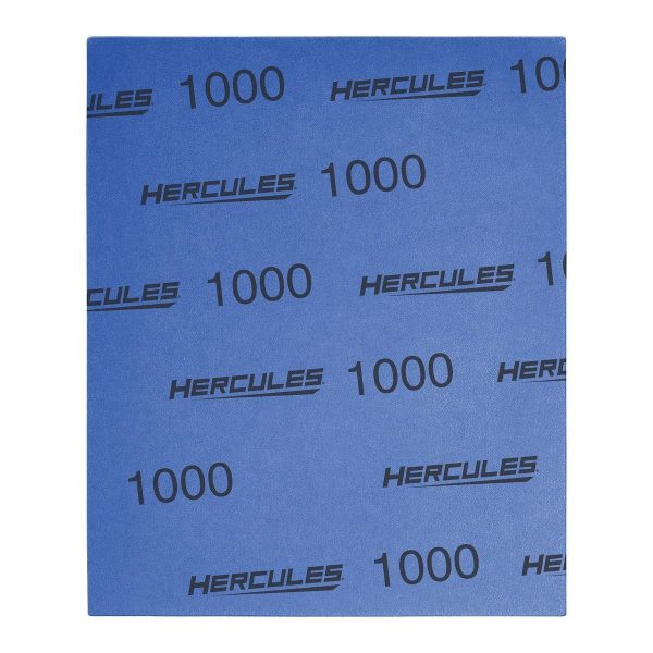 HERCULES - Lijas Húmedas/Secas 9 x 11 Pulgadas Grano Carburo de Silicio 1000 Granos Paquete de 5 - 58419 - Imagen 6