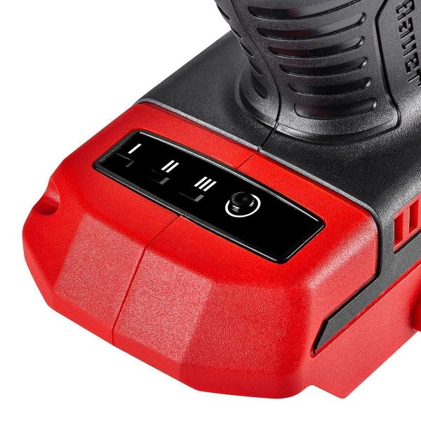 BAUER - Llave de impacto inalámbrica sin escobillas 20V, 3/8 pulg., 3 velocidades - Sólo herramienta - 58446 - Imagen 8