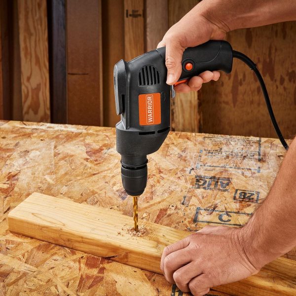 WARRIOR - 3.2 Amp, 3/8 in. Variable-Speed Drill - 58528 - Imagen 3