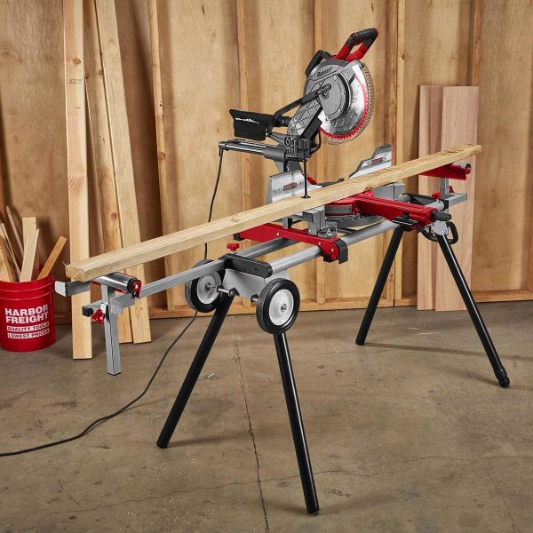 BAUER - 400 lb. Mobile Folding Miter Saw Stand - 58654 - Imagen 12