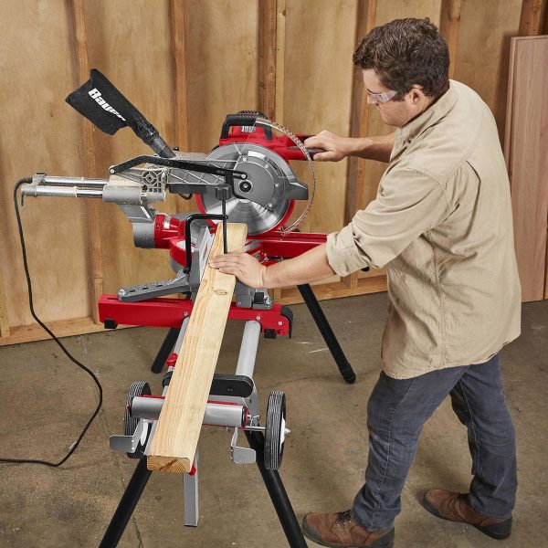 BAUER - 400 lb. Mobile Folding Miter Saw Stand - 58654 - Imagen 14