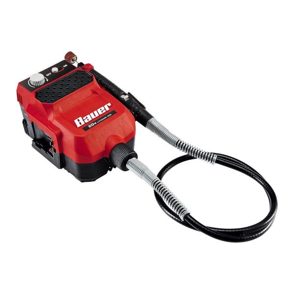 BAUER - Herramienta Rotativa Inalámbrica de Velocidad Variable 20V con Eje Flexible, 36 Piezas - Solo Herramienta - 58672 - Imagen 3