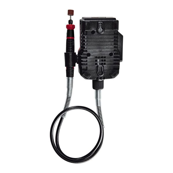 BAUER - Herramienta Rotativa Inalámbrica de Velocidad Variable 20V con Eje Flexible, 36 Piezas - Solo Herramienta - 58672 - Imagen 5