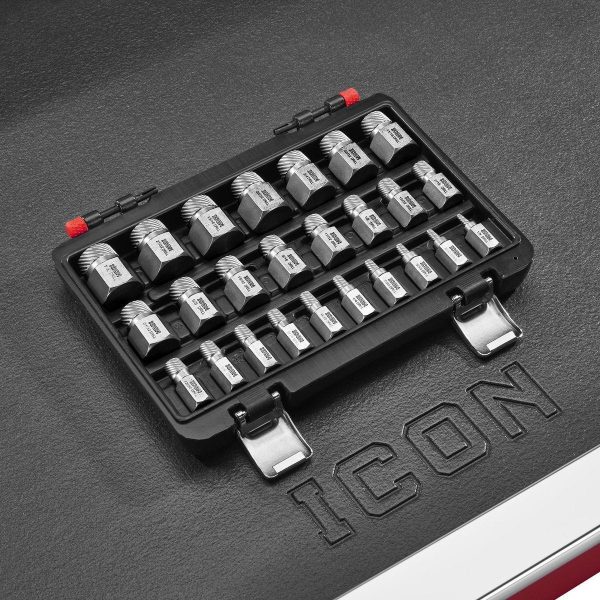ICON - Multispline Screw Extractor Set, 25-Piece - 58699 - Imagen 7