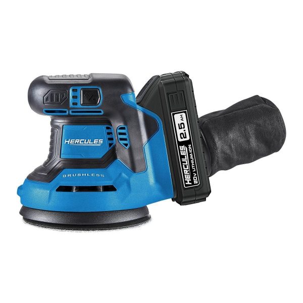 HERCULES - 20V Brushless Cordless, 5 in. Random Orbit Sander - Tool Only - 58700 - Imagen 7