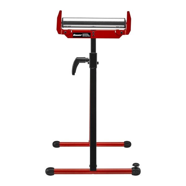 BAUER - 250 lb. Capacity Adjustable Roller Stand with Edge Guide - 58810 - Imagen 3