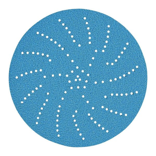 HERCULES - 6 in., 40-Grit Hook-and-Loop Multihole Pattern Sanding Disc with Ceramic Alumina Grain, 5-Pack - 58812 - Imagen 4