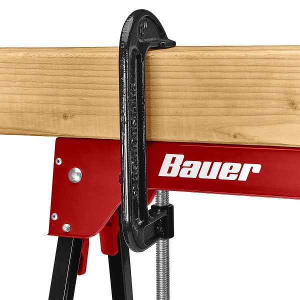 BAUER - 29 in. Steel Folding Sawhorse, 600 lb. Capacity - 58819 - Imagen 5