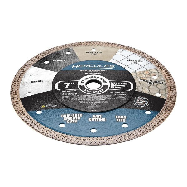 HERCULES - 7 in. Professional Mesh-Rim Diamond Blade - 58838 - Imagen 3