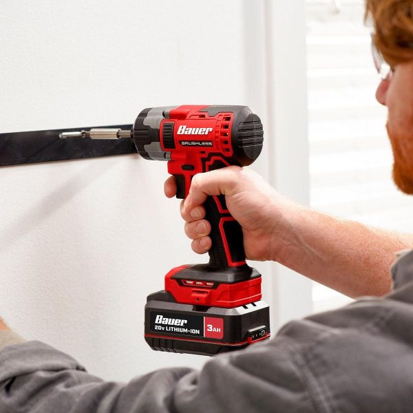 BAUER - 20V Brushless Cordless, 1/4 in. Hex, 3-Speed Impact Driver - Tool Only - 58847 - Imagen 15