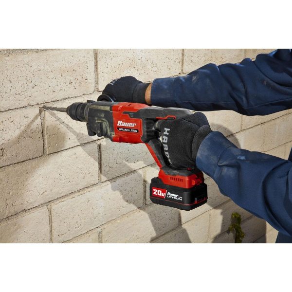 BAUER - 20V Brushless Cordless, 1 in. SDS-PLUS Type Rotary Hammer - Tool Only - 58848 - Imagen 11