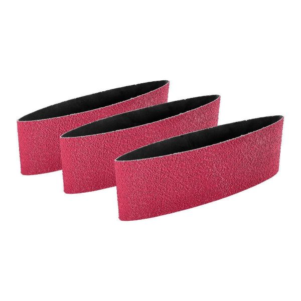 BAUER - 4 in. x 24 in., Bandas de Lijado de 50-Granos con Grano de Alúmina de Circonio, Paquete de 3 - 58858 - Imagen 4