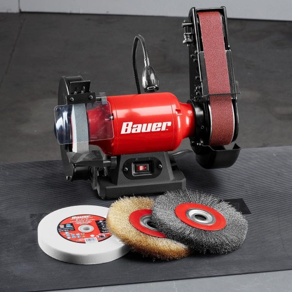 BAUER - 8 in. Bench Grinder with Belt Sander - 58871 - Imagen 10