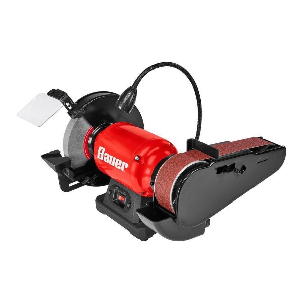 BAUER - 8 in. Bench Grinder with Belt Sander - 58871 - Imagen 5