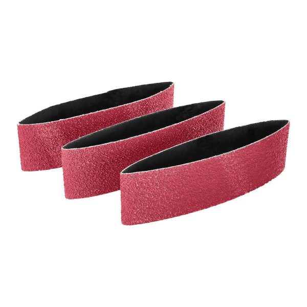 BAUER - 3 in. x 21 in., 36-Grit Sanding Belts with Zirconia Alumina Grain, 3-Pack - 58885 - Imagen 4