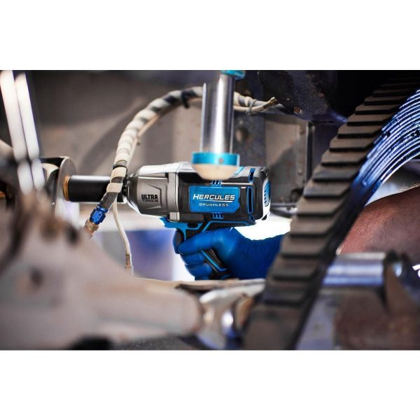 HERCULES - Llave de Impacto Inalámbrica Brushless 20V, 1/2 pulg. con Anillo de Fricción - Sólo Herramienta - 58887 - Imagen 11