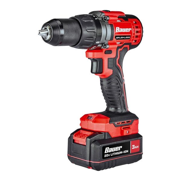BAUER - 20V Brushless Cordless, 1/2 in. Drill/Driver - Tool Only - 58952 - Imagen 5