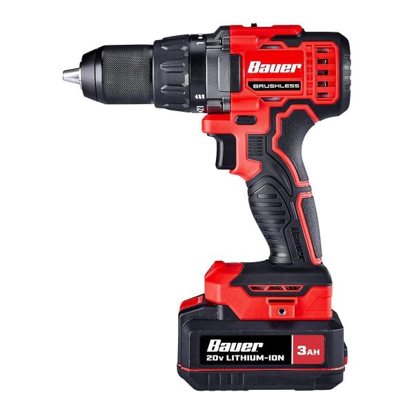 BAUER - 20V Brushless Cordless, 1/2 in. Drill/Driver - Tool Only - 58952 - Imagen 6