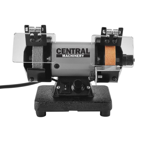 CENTRAL MACHINERY - Esmeril de Banco 3 pulgadas con Eje Flexible - 58967 - Imagen 4