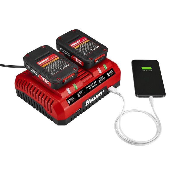BAUER - 20V Dual-Port Charger - 58985 - Imagen 8
