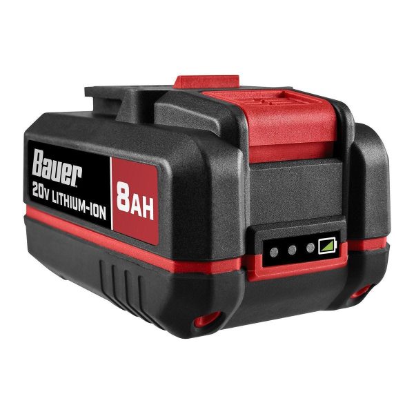 BAUER - 20V 8 Ah Batería de Litio-Ion de Alta Capacidad - 58993 - Imagen 7