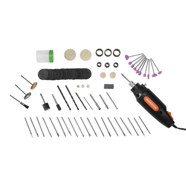 WARRIOR - 0.7 Amp Rotary Tool Kit, 80-Piece - 58999 - Imagen 5