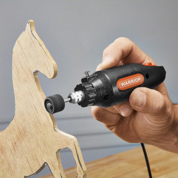 WARRIOR - 0.7 Amp Rotary Tool Kit, 80-Piece - 58999 - Imagen 6