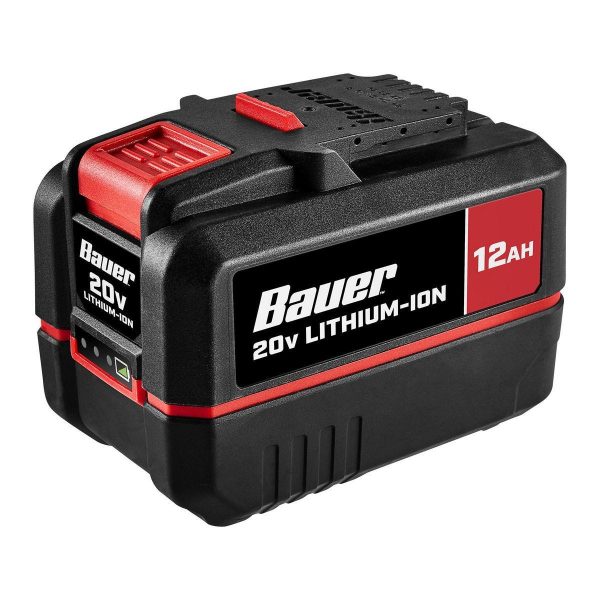 BAUER - 20V 12 Ah High-Capacity Lithium-Ion Battery - 59097
