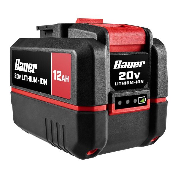 BAUER - 20V 12 Ah High-Capacity Lithium-Ion Battery - 59097 - Imagen 4