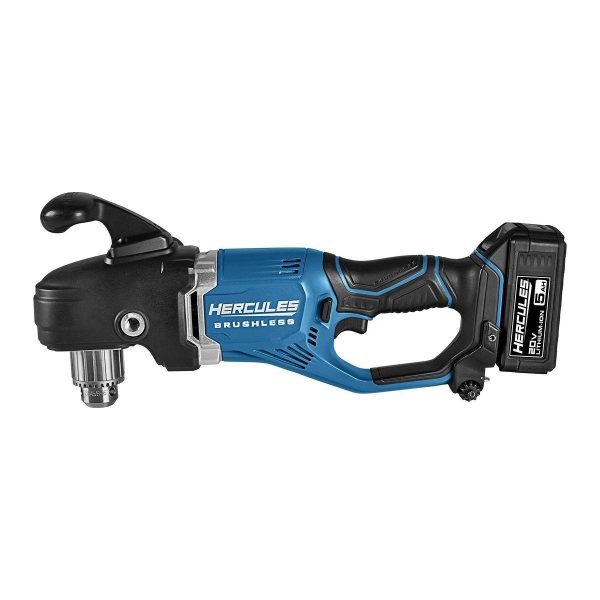 HERCULES - 20V Brushless Cordless, 1/2 in. Variable-Speed Right Angle Drill - Tool Only - 59178 - Imagen 5