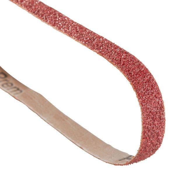 BAUER - 1/2 in. x 18 in., 36-Grit Sanding Belts with Aluminum Oxide Grain, 3-Pack - 59240 - Imagen 4