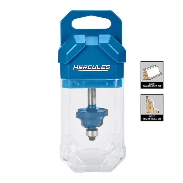 HERCULES - 5/32 in. Roman Ogee Router Bit with 1/4 in. Shank - 59261