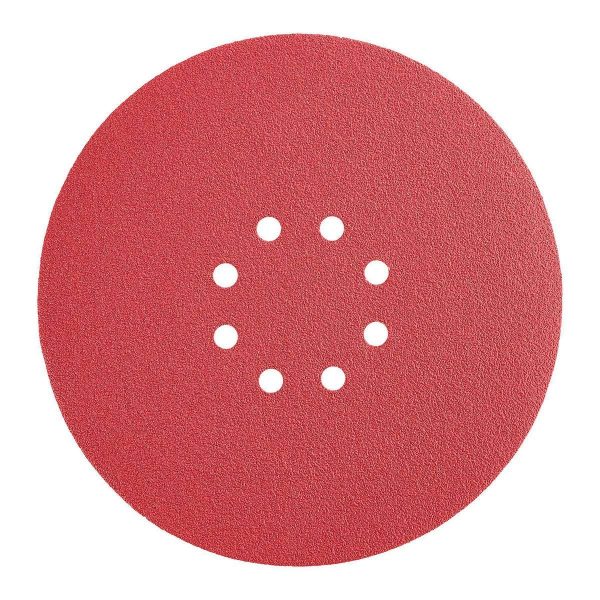 BAUER - 9 in., 60-Grit Hook-and-Loop Drywall Sanding Discs, 5-Pack - 59288 - Imagen 4