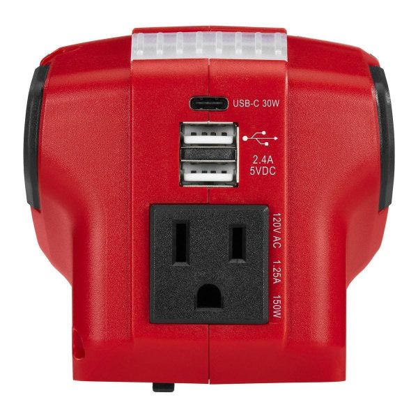 BAUER - 20V 190 Watt Power Source Battery Inverter - Tool Only - 59299 - Imagen 5