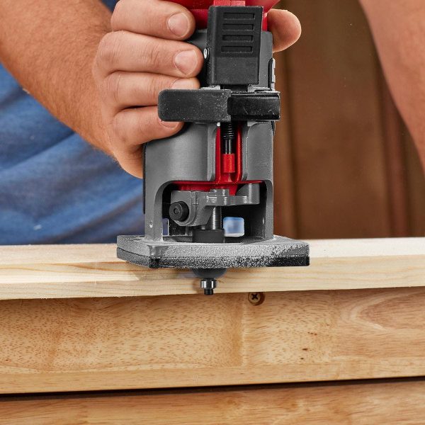 BAUER - Carbide Tip Decorative Router Bit Set, 4-Piece - 59301 - Imagen 9