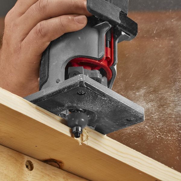 BAUER - Carbide Tip Decorative Router Bit Set, 4-Piece - 59301 - Imagen 12