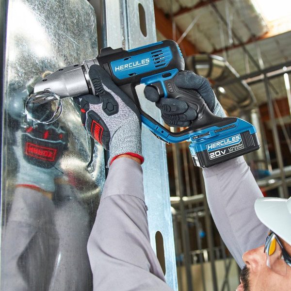 HERCULES - 20V Cordless, 14 Gauge Double-Cut Metal Shears - Tool Only - 59302 - Imagen 13