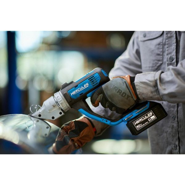 HERCULES - 20V Cordless, 14 Gauge Double-Cut Metal Shears - Tool Only - 59302 - Imagen 8