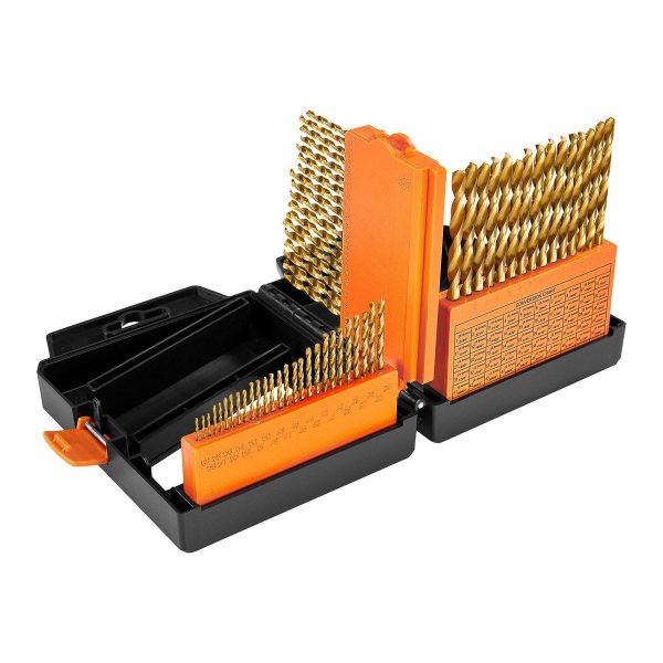 WARRIOR - Titanium High-Speed Steel Numbered Drill Bit Set, 60-Piece - 59319 - Imagen 3