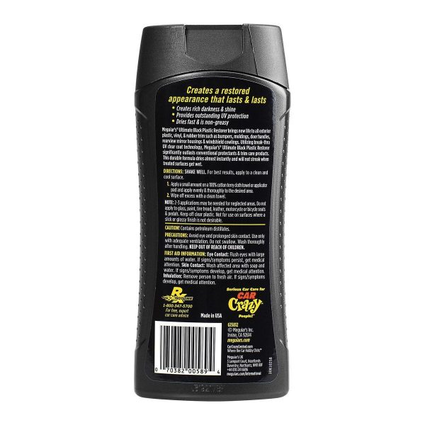 MEGUIAR'S - 12 oz. Ultimate Black Plastic Restorer - 59327 - Imagen 4