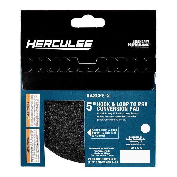 HERCULES - 5 in. Hook and Loop to PSA Conversion Pads, 2 Piece - 59333 - Imagen 3