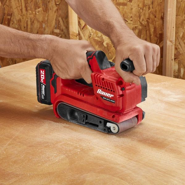 BAUER - 20V Brushless Cordless, 3 in. x 18 in. Belt Sander - Tool Only - 59377 - Imagen 10