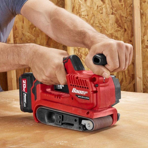 BAUER - 20V Brushless Cordless, 3 in. x 18 in. Belt Sander - Tool Only - 59377 - Imagen 11