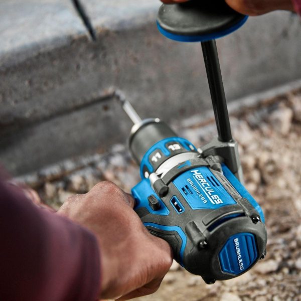 HERCULES - 20V Brushless Cordless, 1/2 in. Compact Hammer Drill/Driver - Tool Only - 59419 - Imagen 17