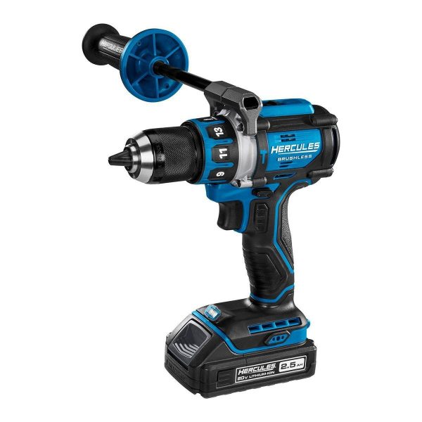 HERCULES - 20V Brushless Cordless, 1/2 in. Compact Hammer Drill/Driver - Tool Only - 59419 - Imagen 5