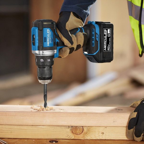 HERCULES - 20V Brushless Cordless 1/2 in. Drill/Driver - Tool Only - 59420 - Imagen 9