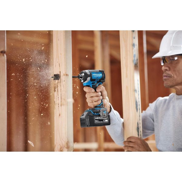 HERCULES - 20V Brushless Inalámbrico, 1/4 pulg. Compacto, Impact Driver 3 Velocidades - Solo Herramienta - 59421 - Imagen 15